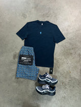 YELIR WORLD MIDNIGHT NAVY BLUE INTERLOCK MENS SET