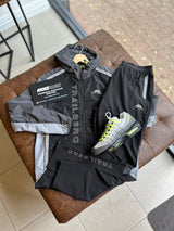 Trailberg Triathlon Black Grey Reflective Tracksuit