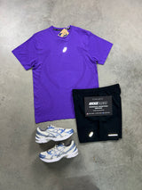 Asics Seamless Edo Purple Mens Set