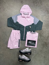 Nike 3 Piece Windrunner Pink Foam Mens Set