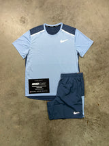 Nike Miler Obsidian Aluminium Blue Mens Set