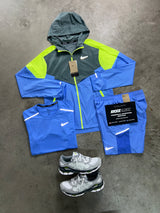Nike 3 Piece University Blue Neon Cool Grey Mens Set