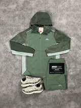 Trailberg Twin Windrunner Khaki Cargo Green Mens Set