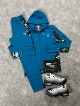 Griid Woven Teal Camo Tracksuit