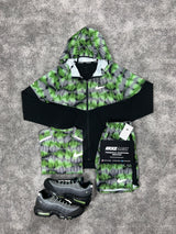 Nike 3 Piece Windrunner Soundwave Green Black Mens Set