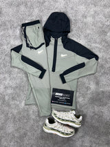 Nike Performance Half Zip Light Khaki Green Tracksuit