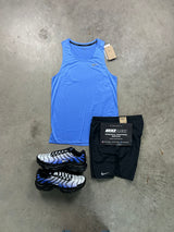 Nike Miler Vest Dri Fit ADV Royal Pulse Mens Set