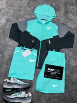 Nike 3 Piece Windrunner Hyper Turquoise Mens Set