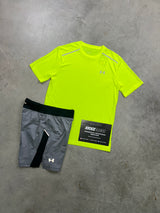 Under Armour tech Neon volt Mens set