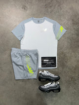 Asics Icon Grey Neon White Mens Set