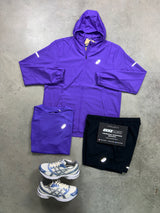 Asics Sports Run 3 Piece Purple Mens Set