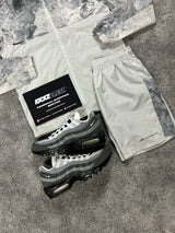 Monterrain Glacier White Windrunner  Mens Set