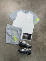 Asics Icon Grey Neon White Mens Set