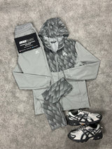Montirex Charge Windrunner Grid Grey Tracksuit