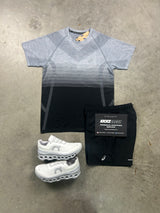 Asics Seamless Core Black Grey Mens Set