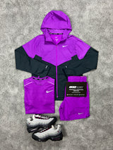Nike 3 Piece Windrunner Purple Void Mens Set