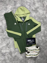 Montirex Woven Khaki Green Tracksuit