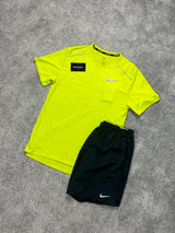 Nike Miler Cactus Neon Mens Set