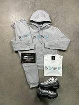 Envi Digital Marl Grey 3 Piece Tracksuit