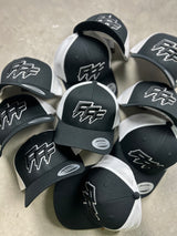 Fresh Core Black White Trucker Cap