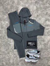 Monterrain Woven Asphalt Grey Blue Tracksuit
