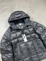 C.P Company D.D Shell Black Puffer Jacket