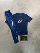 Asics GPX Midnight Navy Tee Shirt Track Set