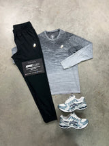 Asics Seamless Grey Fade Long-sleeve Set