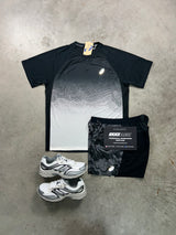 Asics Road Fade Black White Fujitsu Mens Set
