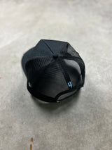 YELIR World Y Black Ice Blue Trucker Cap