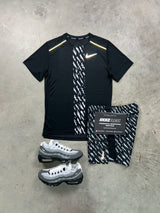 Nike Miler Rare Black Lightning Bolt Mens Set