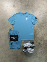 Asics Icon Saba Blue Mens Set
