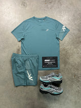 Asics Icon Mineral Blue Mens Set