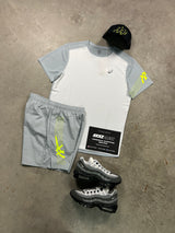 Asics Icon Grey Neon White Mens Set