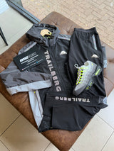 Trailberg Triathlon Black Grey Reflective Tracksuit