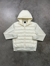 Fresh Core Quilited Cream Panel Jacket