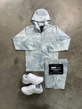 Monterrain Woven Light Grey Mist Windrunner Mens Set