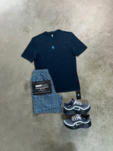 YELIR WORLD MIDNIGHT NAVY BLUE INTERLOCK MENS SET