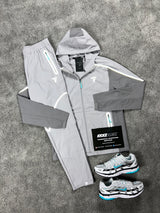 Griid Reflect Light Grey Aqua Tracksuit
