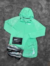 Nike Division Mint Green Windrunner Mens Set