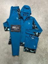 Griid Woven Teal Camo 3 Piece Tracksuit