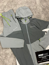 Monterrain Woven Grey Volt Tracksuit