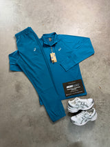 Asics Sports Half Zip Dark Teal Tracksuit