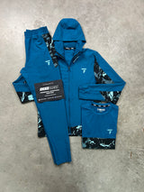 Griid Woven Teal Camo 3 Piece Tracksuit