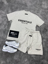 Essentials Fear Of God Light Oat Meal Mens Set