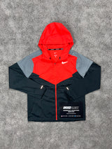 Nike Windrunner Crimson Red Black Jacket