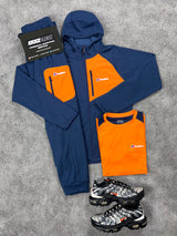 Berghaus 3 Piece Pavey Navy Orange Tracksuit