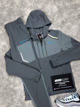Monterrain Woven Asphalt Grey Blue Tracksuit
