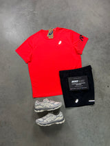 Asics Icon Flash Red Black Mens Set
