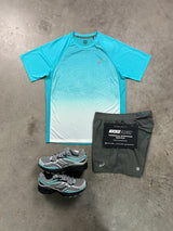 Asics Fade Aqua Blue Mens Set
